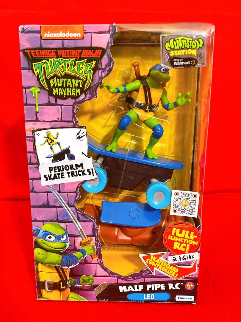 タートルズ ミュータントパニック レオナルド スケボー RC フィギュア ミュータント・タートルズ：ミュータント・パニック！ レオナルド
