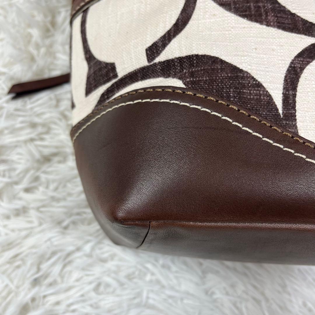 【希少】COACH キャンバス×レザー ワンショルダーバッグ レガシー