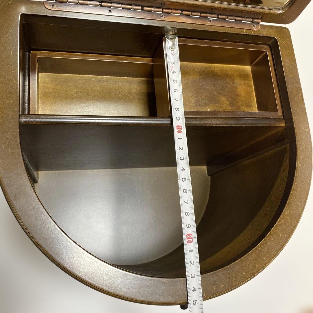 インテルナ南條 鏡台 パリの雑貨屋 木製 レース メイクボックス 化粧台 1点