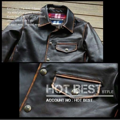 L【新作新品】最高級 茶心馬革ホースハイド ベジタブルタンニンなめし