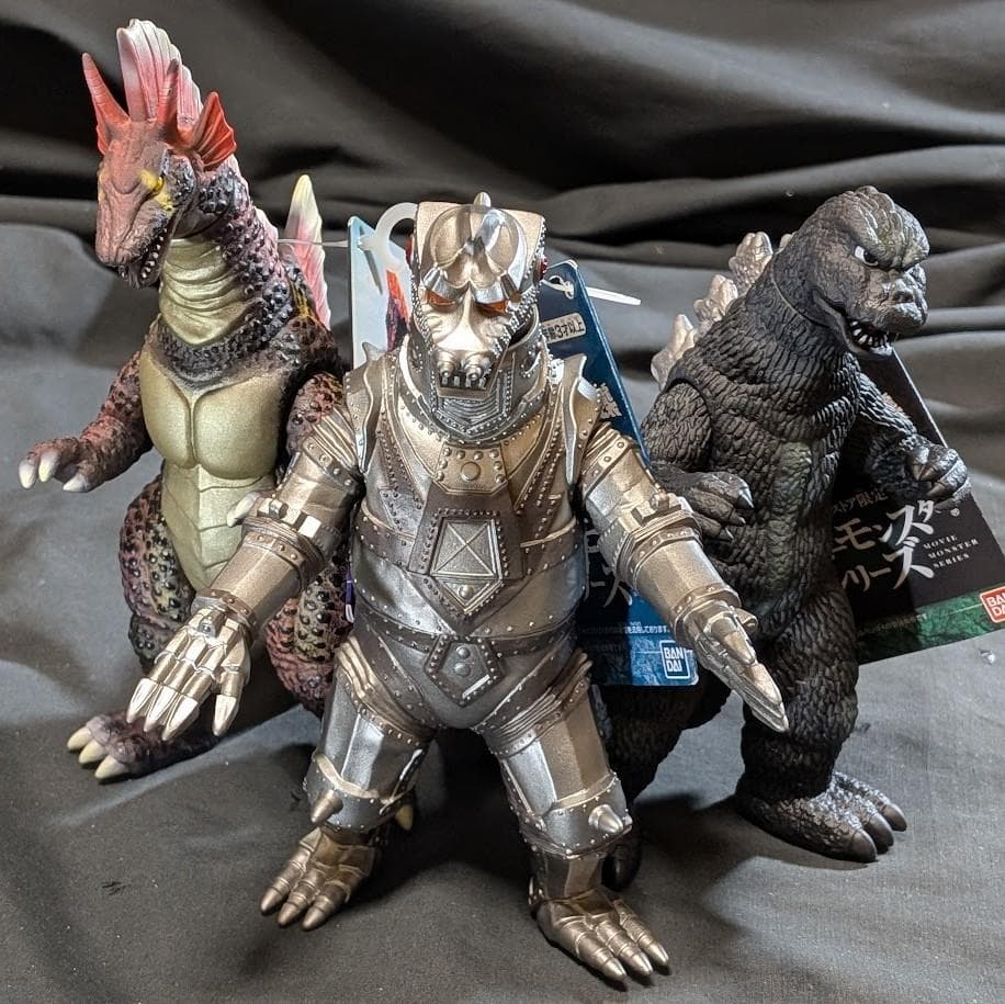 ゴジラ・メカゴジラ飛行形態 他（バンダイ）ムービーモンスター5体セット