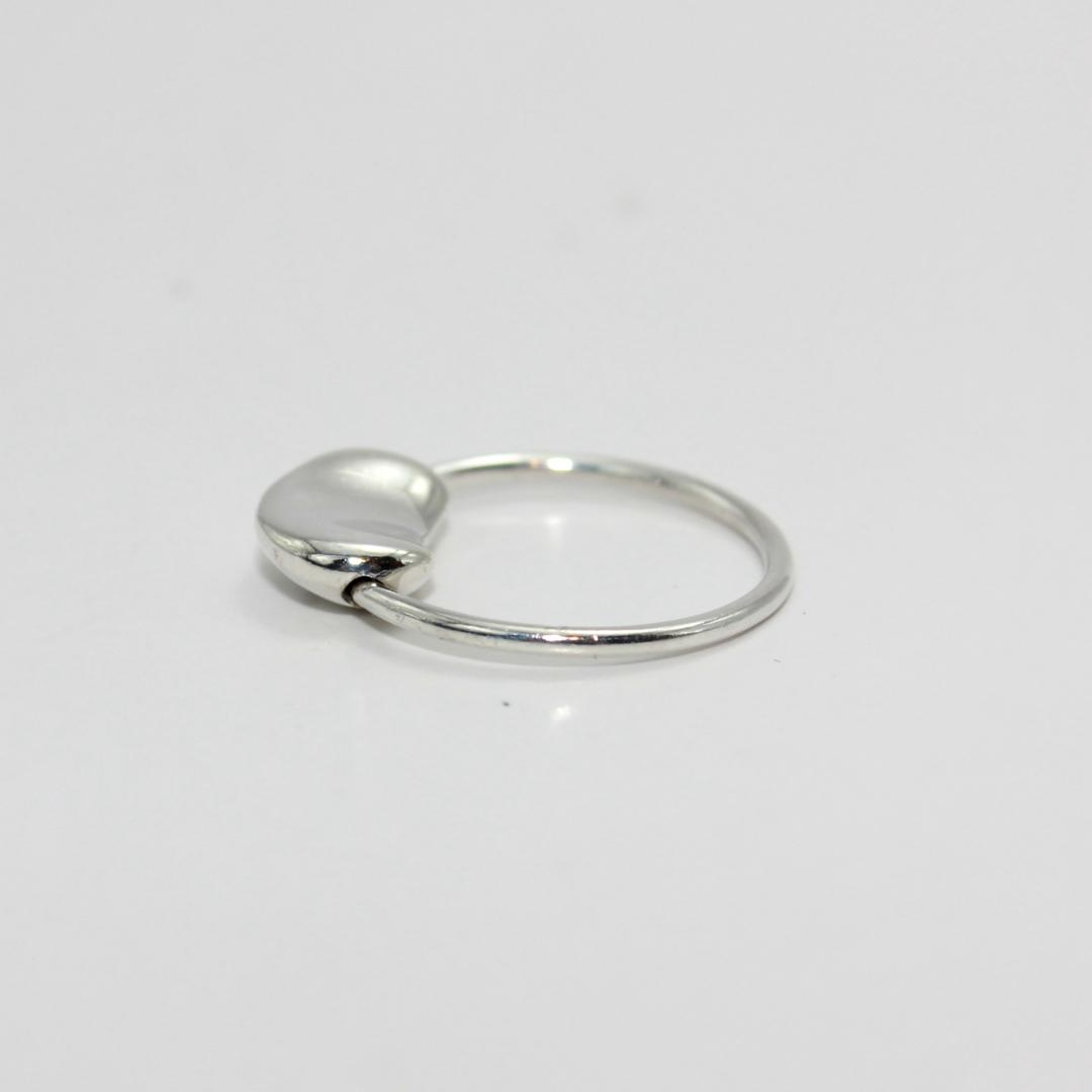 美品 Tiffany&Co. ティファニー ビーン シルバー リング 指輪13号