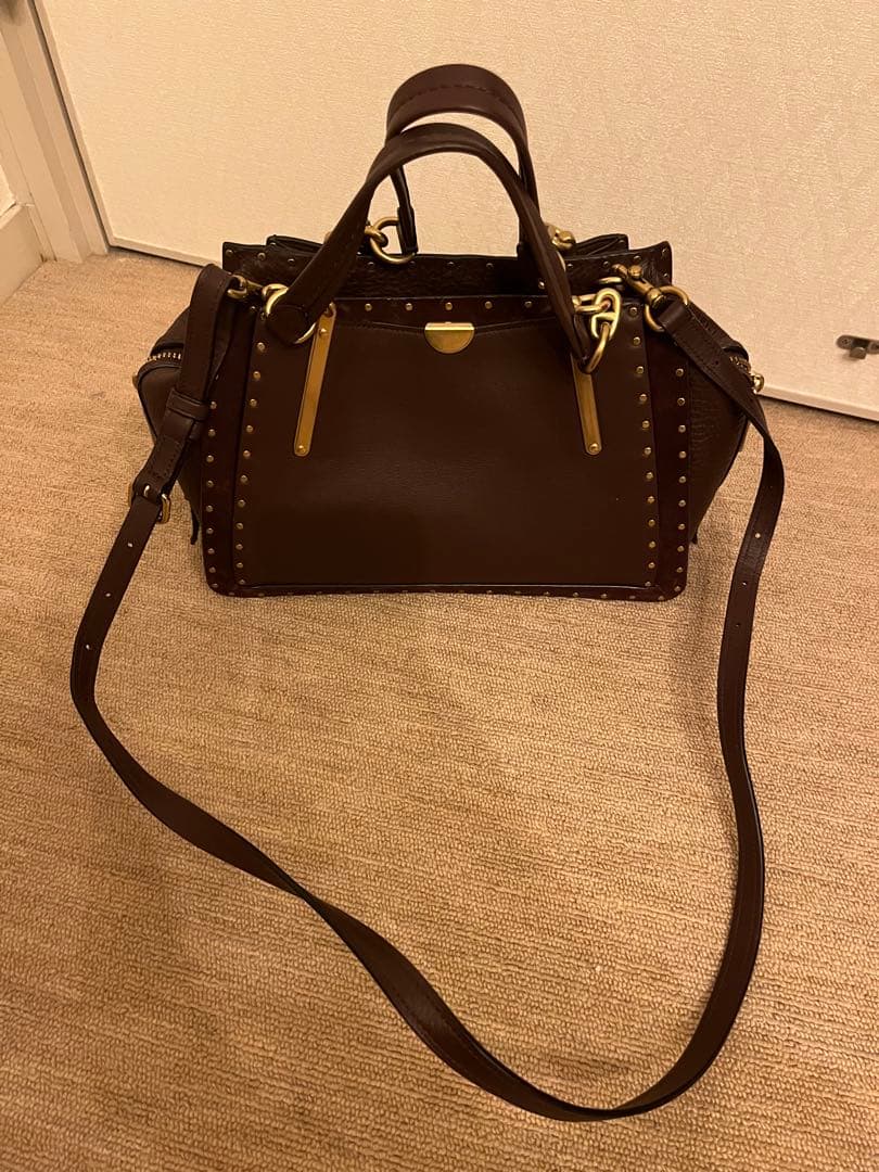 【希少】COACH ドリーマー ウィズ リベット ハンドバッグ ショルダー