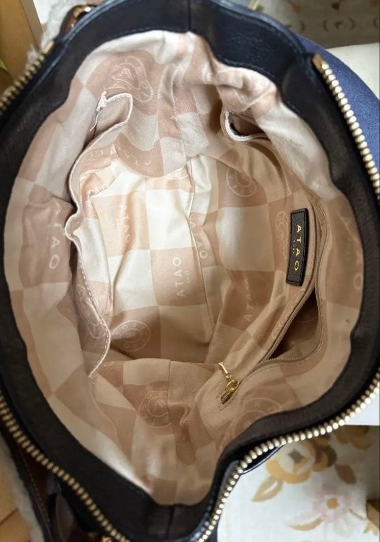 ATAO人気No1の2wayバッグ水にも汚れにも強い撥水レザー　ウィークエンド