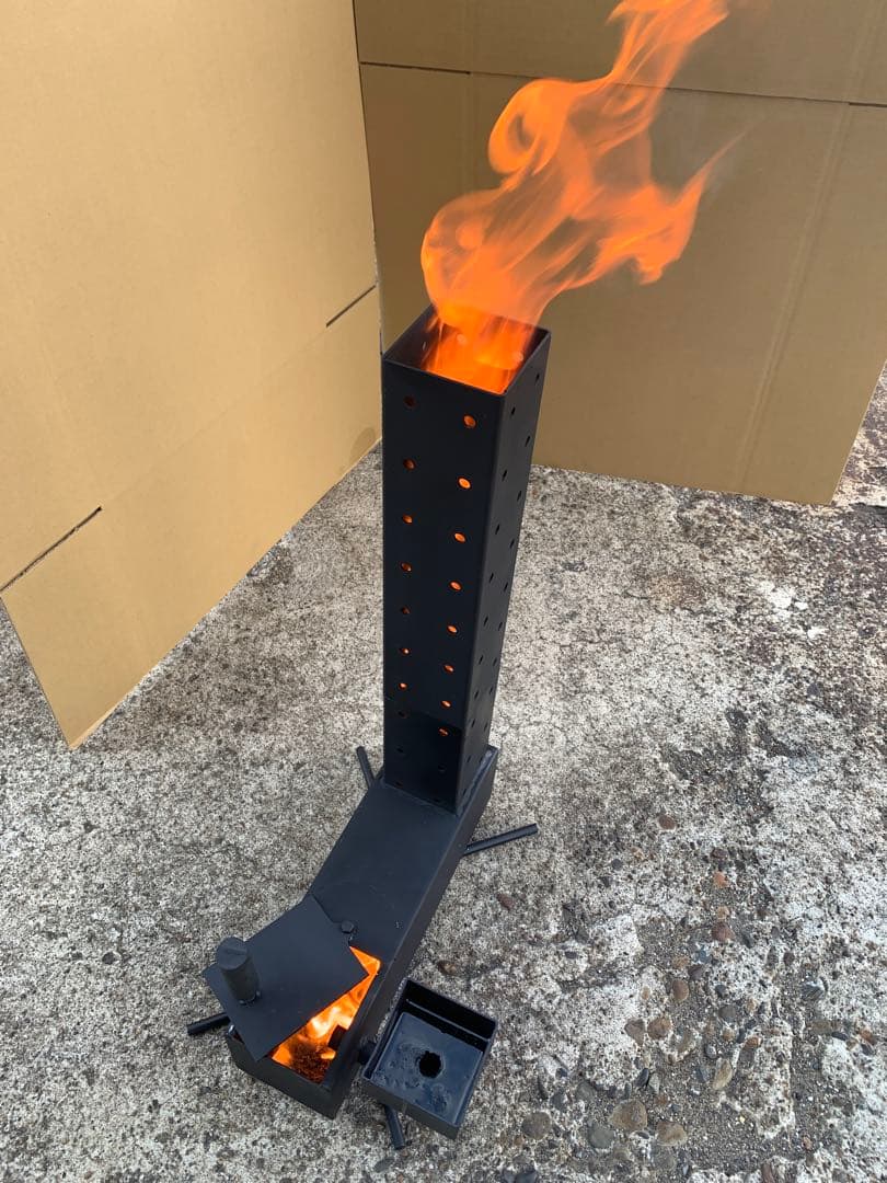 廃油ストーブ 高品質・高効率 ロケットストーブ 別2リットルオイル