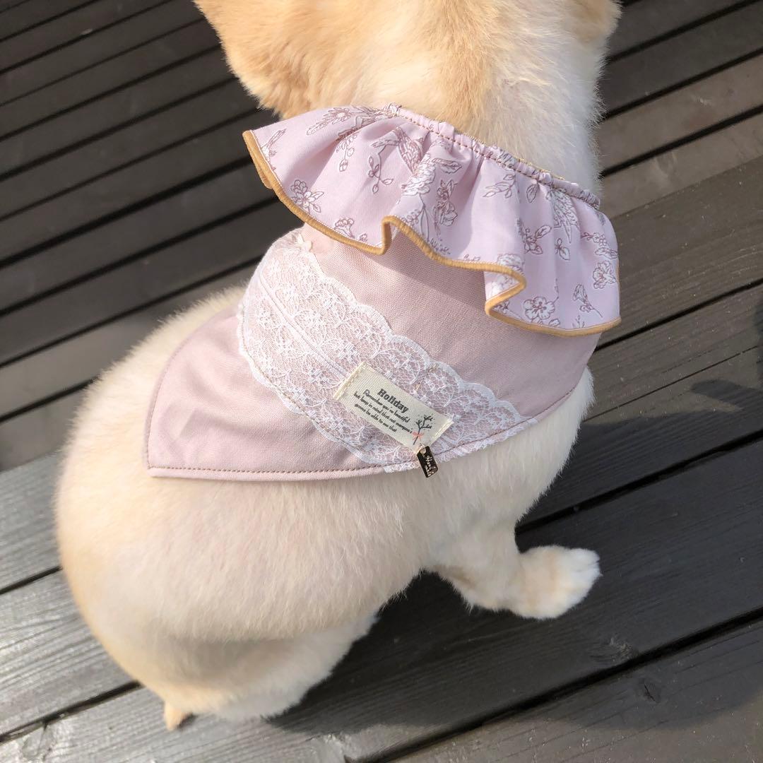 ハンドメイド クールネックバンダナ オーダー小型犬
