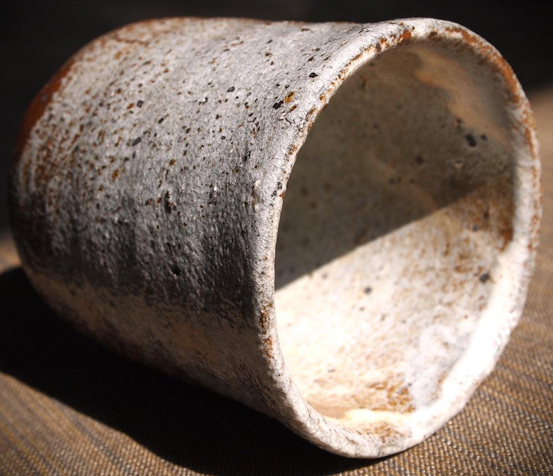 人気作家★中川恭平【師＆父：中川自然坊】★粉引唐津湯のみA