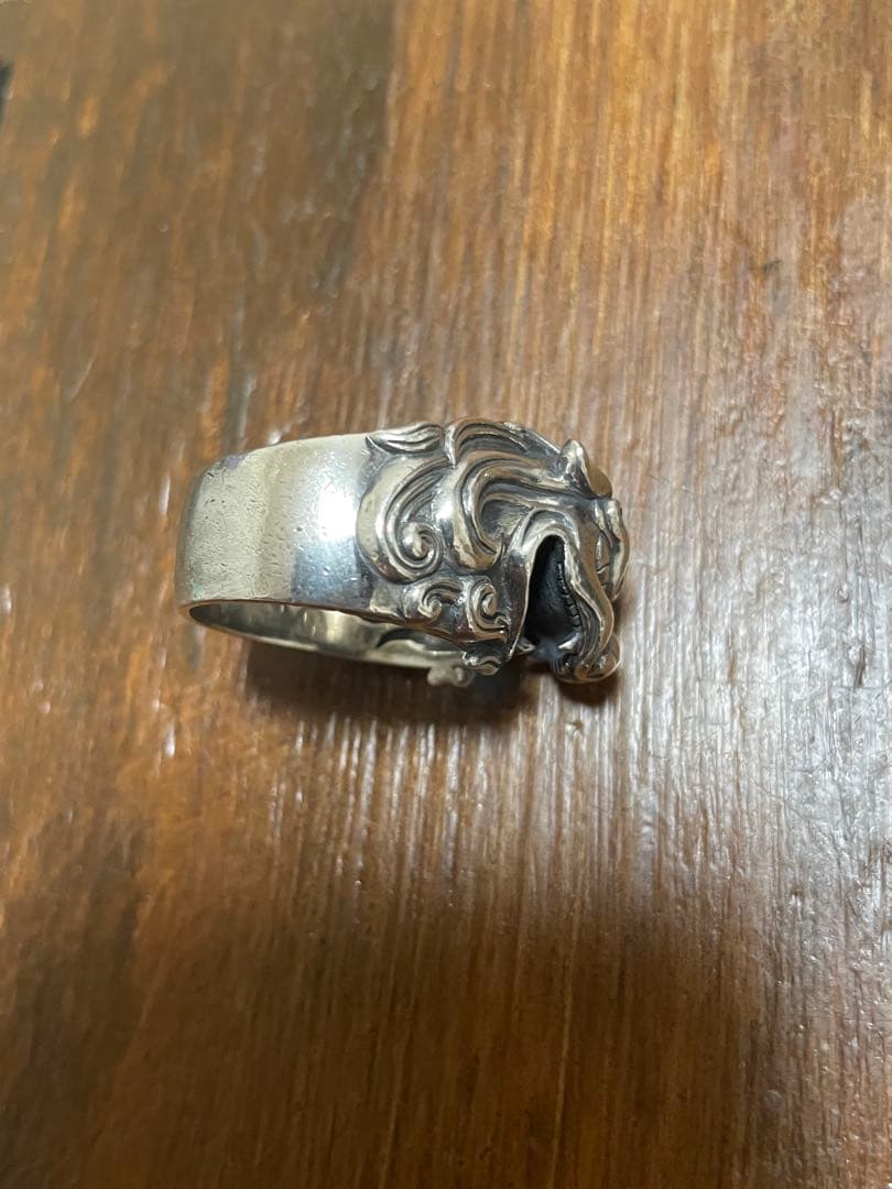 かすう工房 獅子リング おおよそ25号