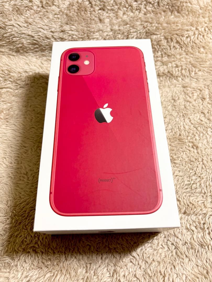 美品❗️iPhone11 レッドカラー 64GB 箱付き発送