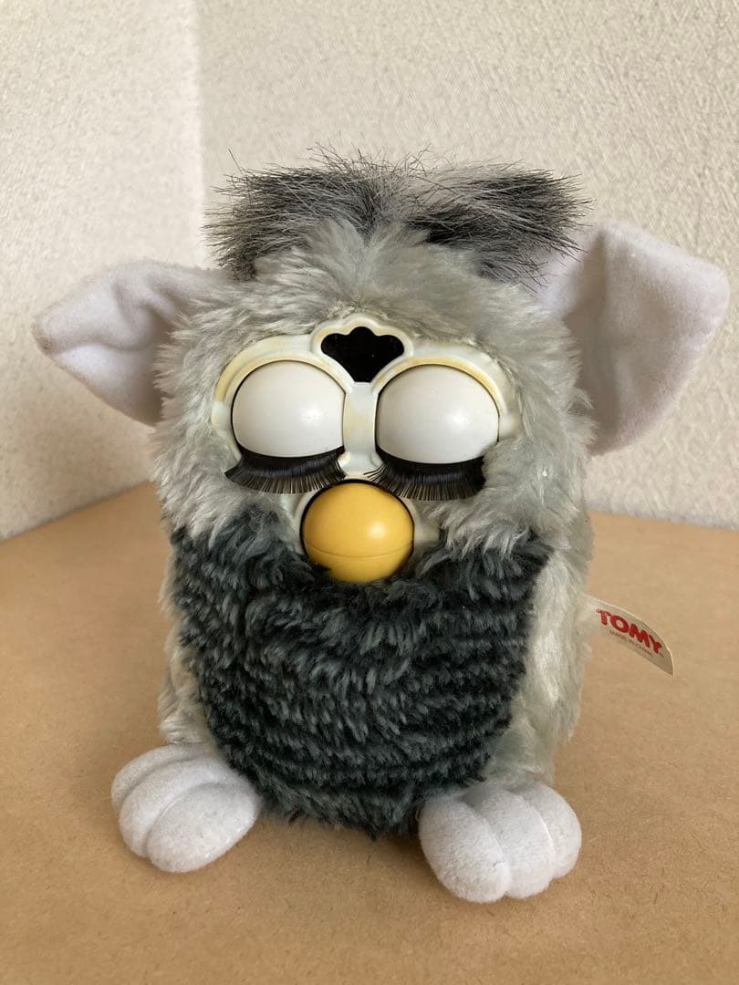 希少】 TOMY 初代 ファービー Furby日本語版 グレー タカラトミー