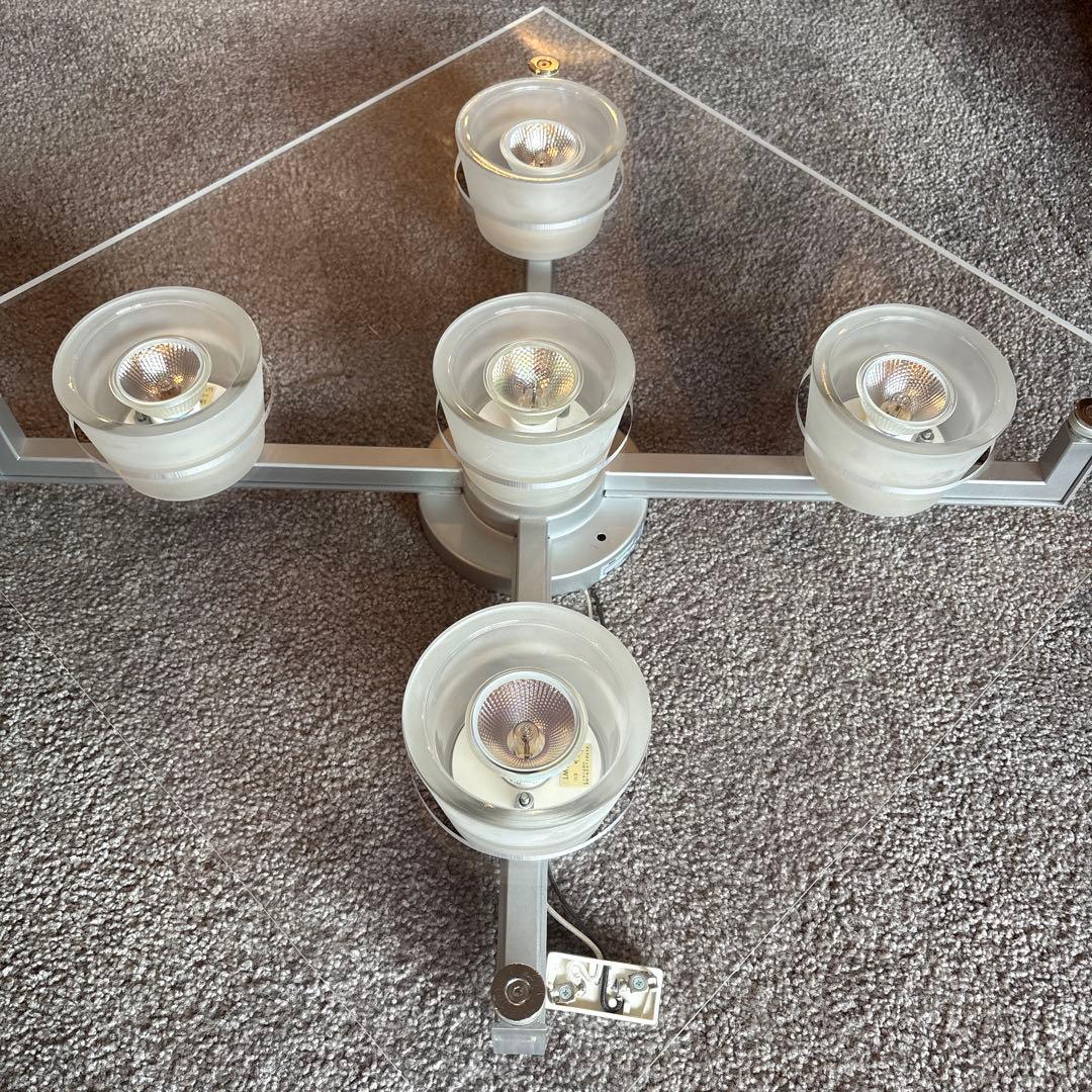 YAMAGIWA (ヤマギワ）シーリング照明 P-FLAT5灯 アクリルクリア