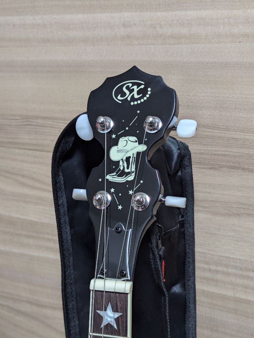 ほぼ未使用 SX BJ454VS テナーバンジョー ケース付き