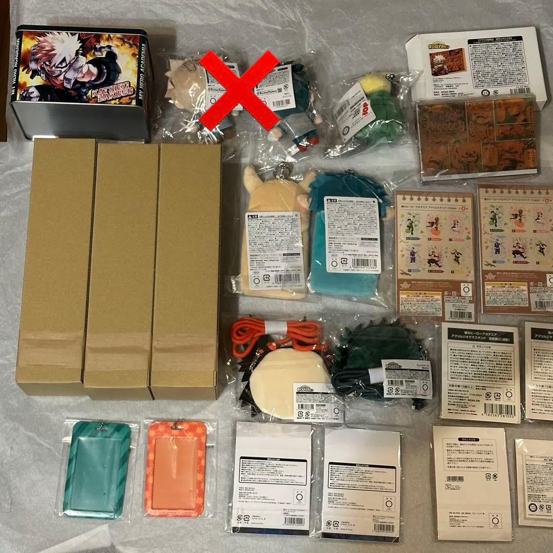 ヒロアカ リッチポスター オールマイトキーホルダー 他 グッズまとめ