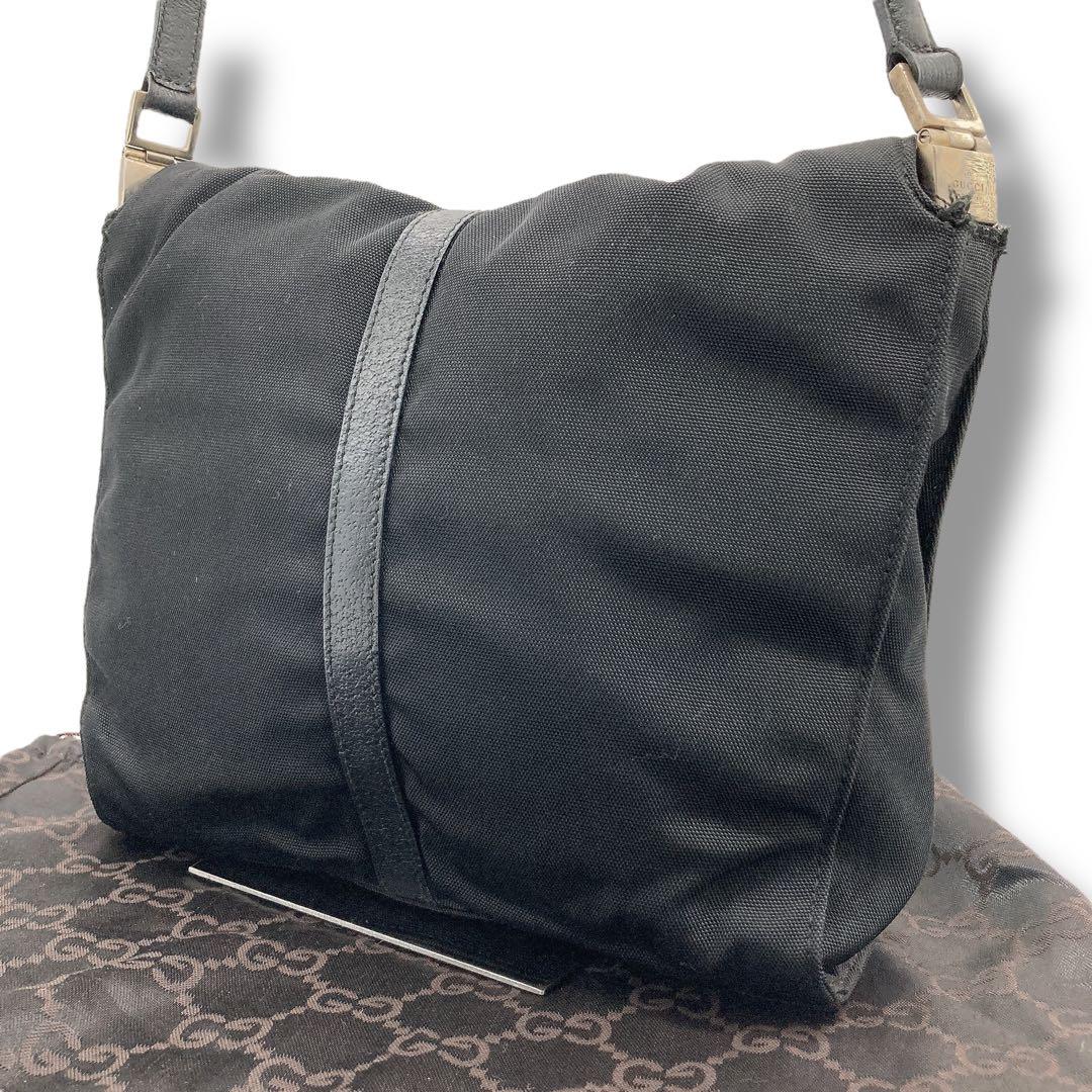 グッチ ハンドバッグ ワンショルダー ジャッキー ブラック レザー