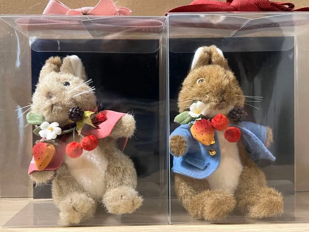 ピンクハウス ピーターラビット カトンテール ぬいぐるみコサージュ2個