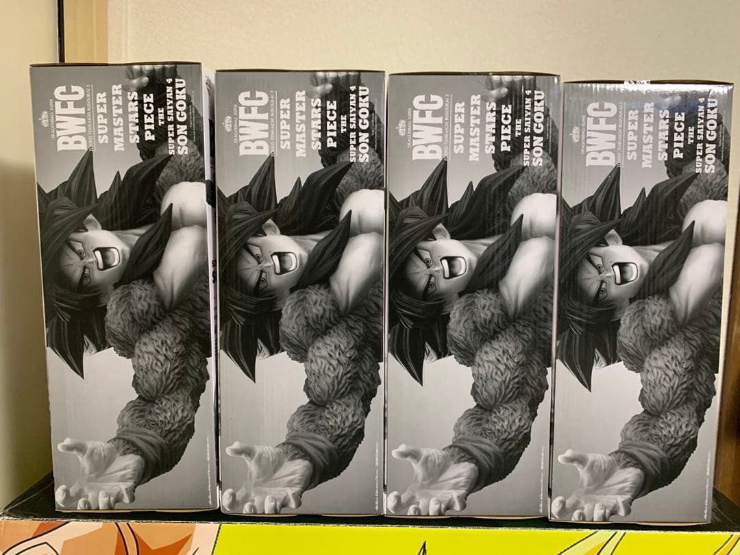 ドラゴンボール超 BWFC 10th smsp 超サイヤ人4 孫悟空 4体セット