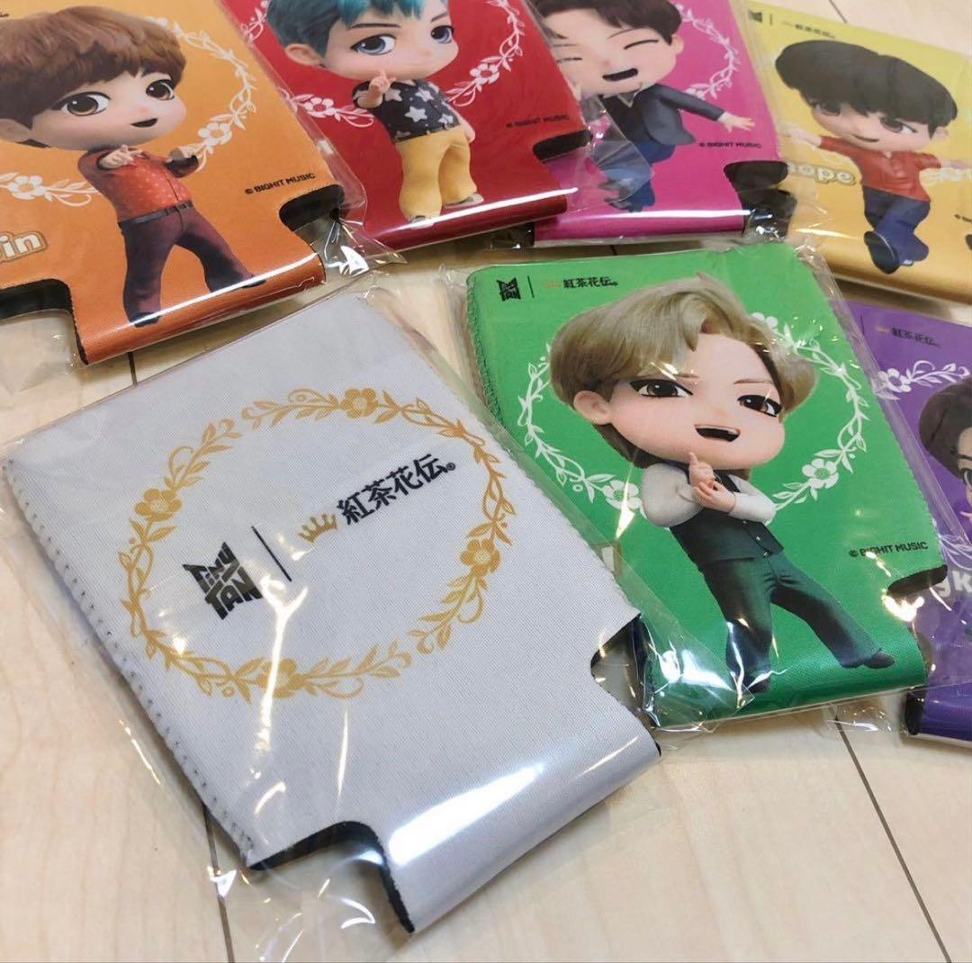 TinyTAN紅茶花伝コラボボトルホルダー７種セット