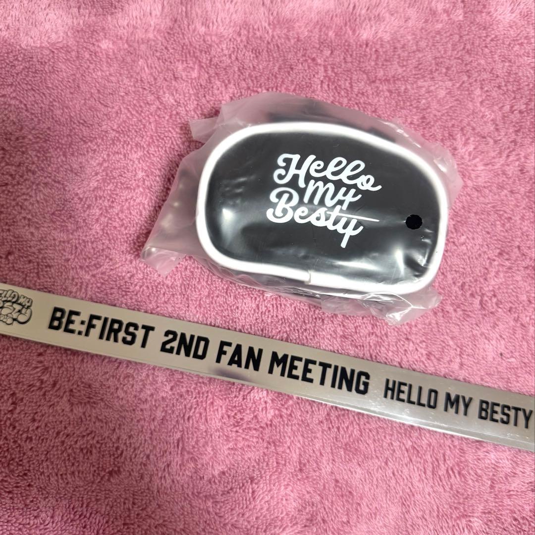 BE:FIRST 仙台 宮城 ミニボストンポーチチャーム ブラック＋銀テープ1