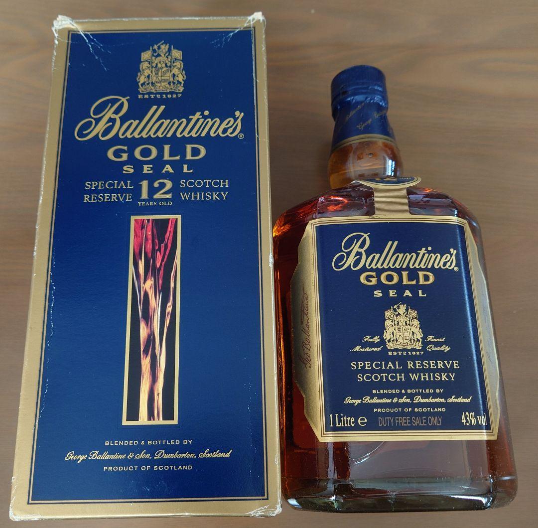 未開栓 バランタイン 12年 ゴールドシール オールドボトル - メルカリ