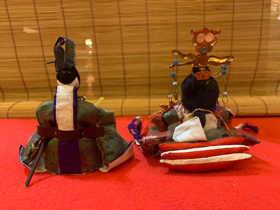 雛人形　お内裏様　アンティーク　蔵出し　大正　昭和初期