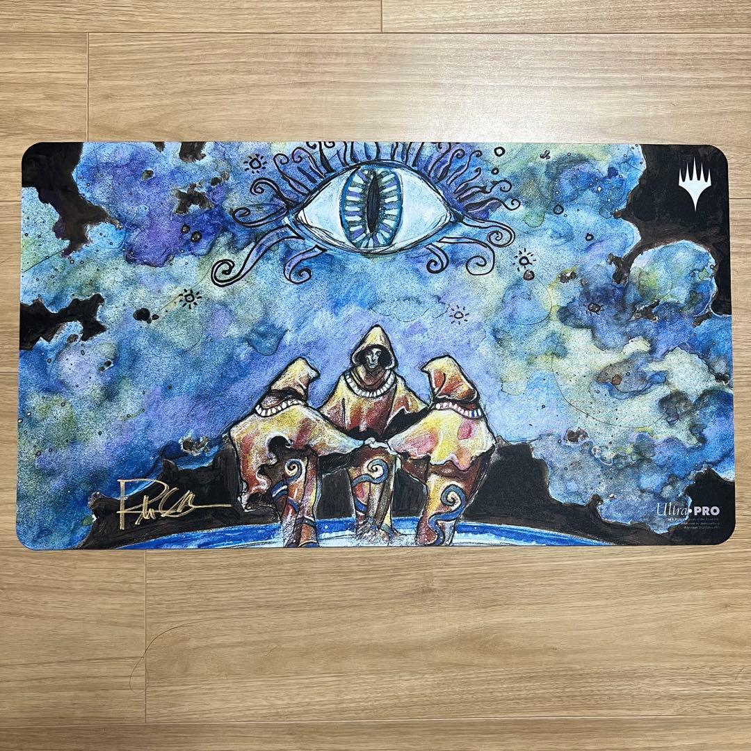 MTG Rebecca Guay 《暗黒の儀式》直筆サイン入り プレイマット