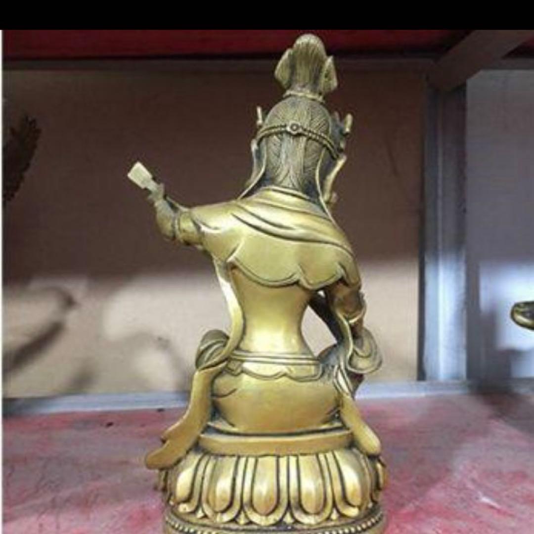 仏教美術 仏像 妙音天女銅像 家内仏堂 奉納 装飾品 工芸品 置物