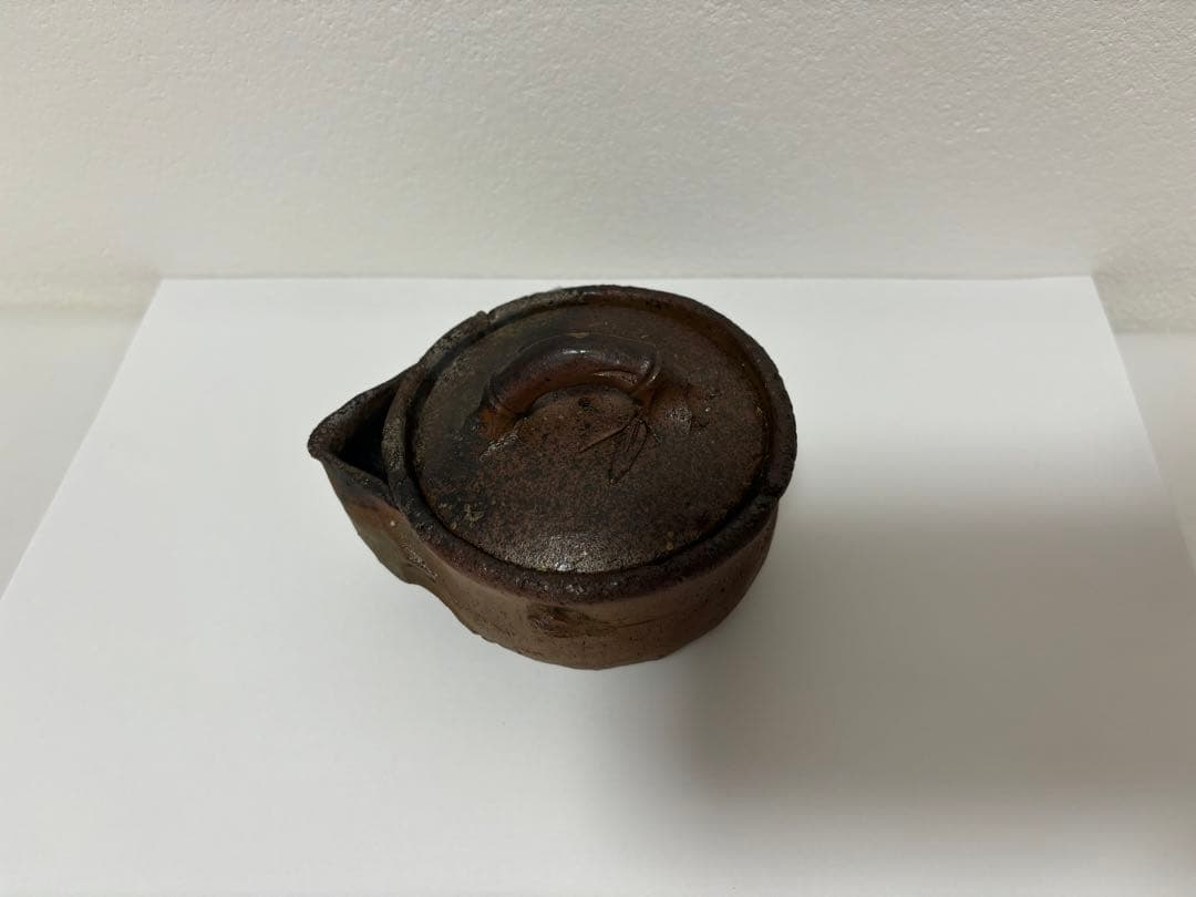 ⑦備前焼 宝瓶  宝瓶セットぐい呑 湯呑み 酒杯 湯冷まし 手びねり 登り窯 竹