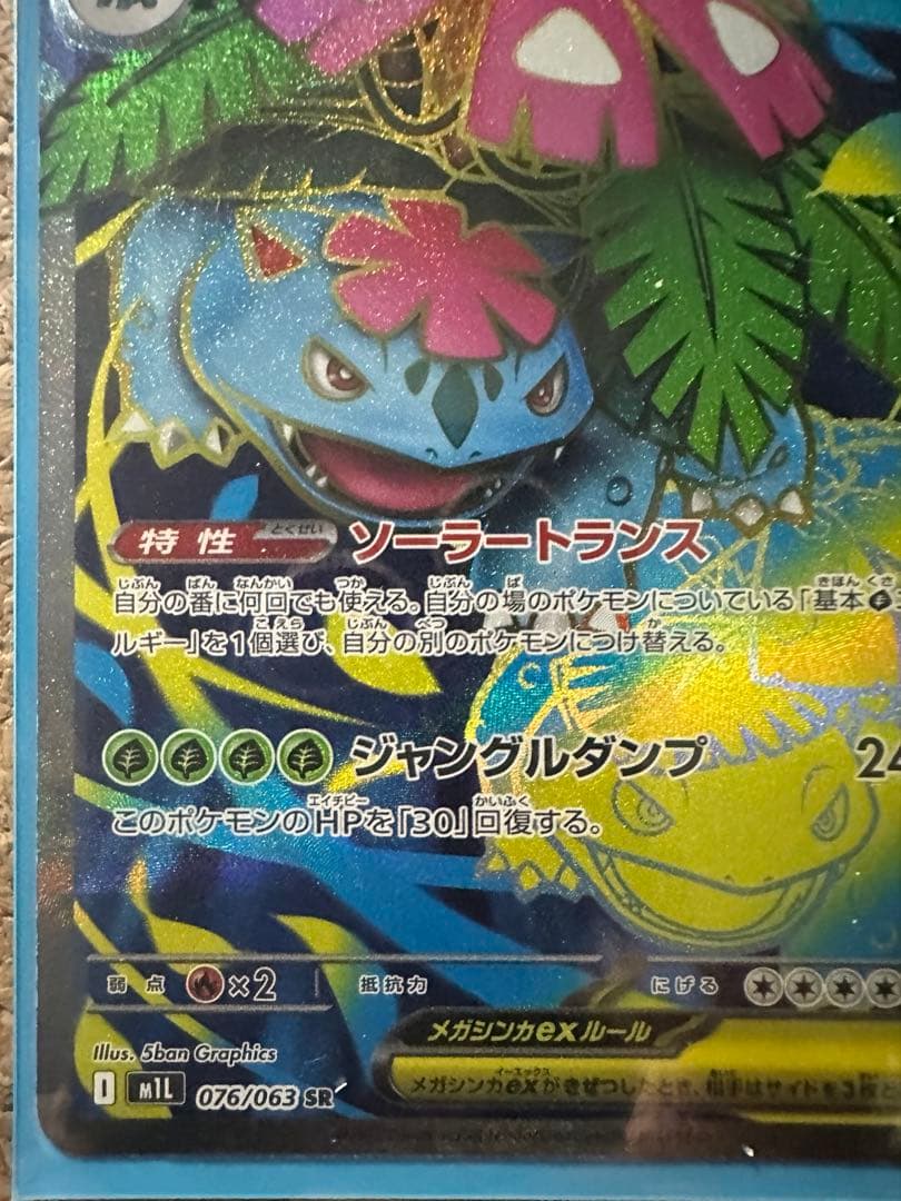 メガフシギバナex　SAR　ポケモンカードゲーム