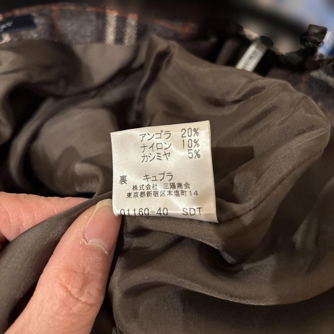 BURBERRY Londonチェック柄 ひざ丈スカート