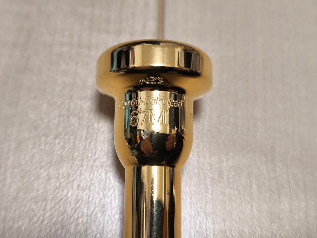 GR 67M GP トランペット マウスピース ゴールド 金メッキ Groove