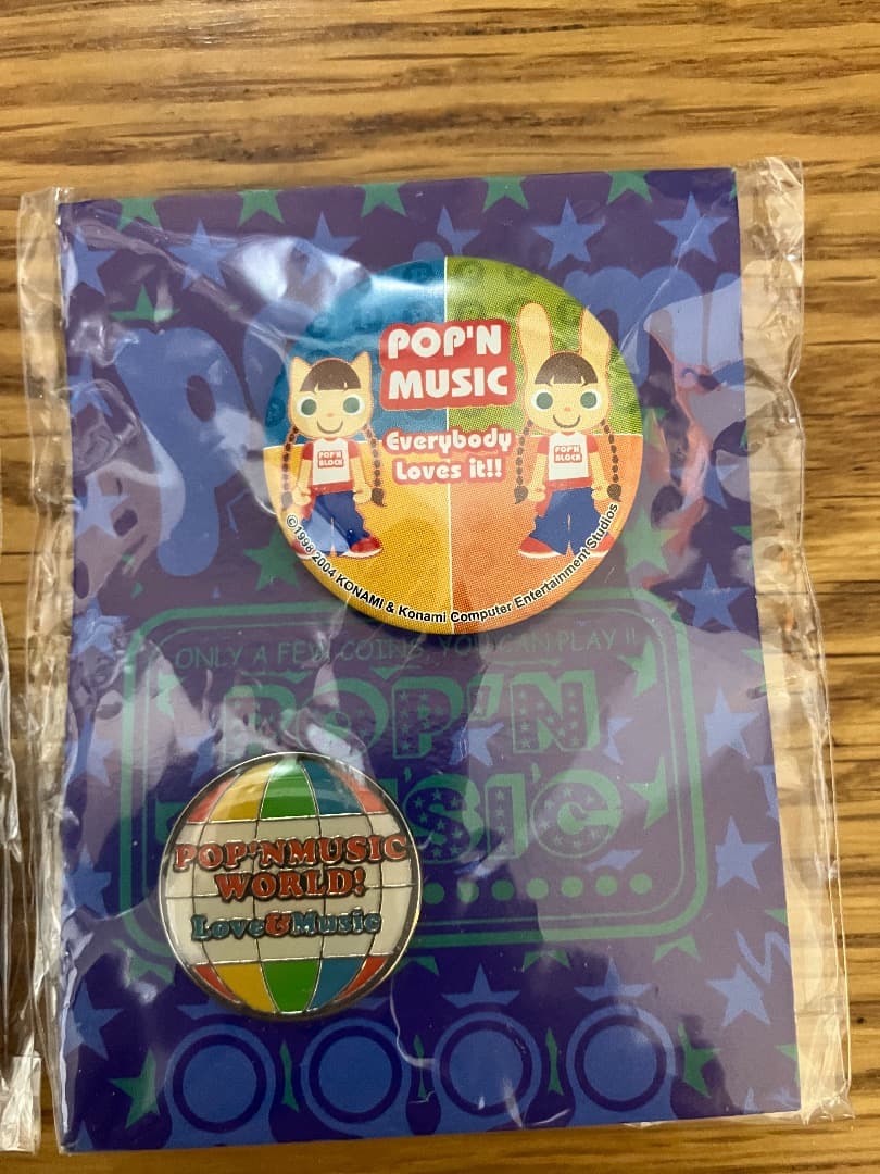 ポップンミュージック 缶バッジ＆ピンズ 6種
