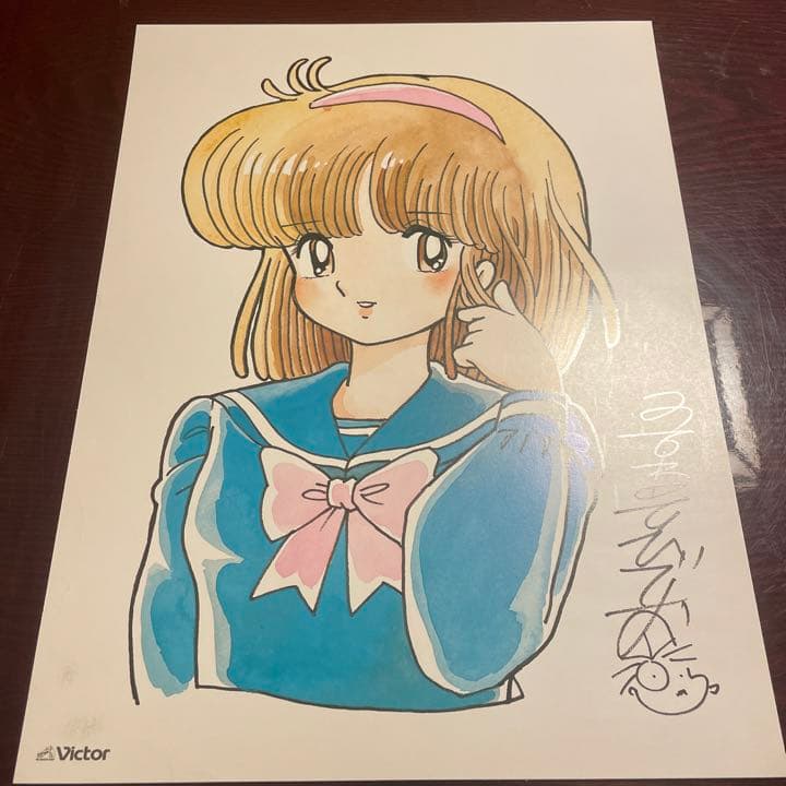 吾妻ひでお ななこSOS サイン付きイラスト