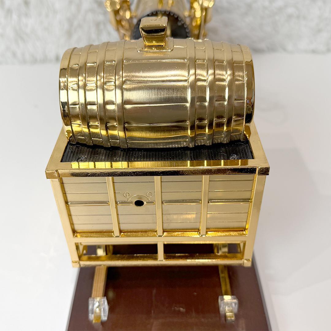 美品 ロバート・スチーブンソン 蒸気機関車 ロケット号 置時計 ケース