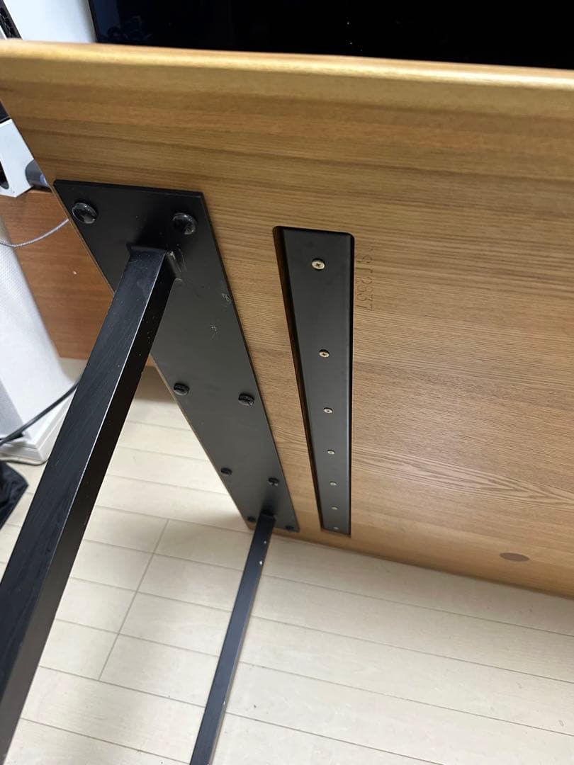 7/25まで 最終価格 ダイニングテーブル　無垢　タモ　リビングダイニング