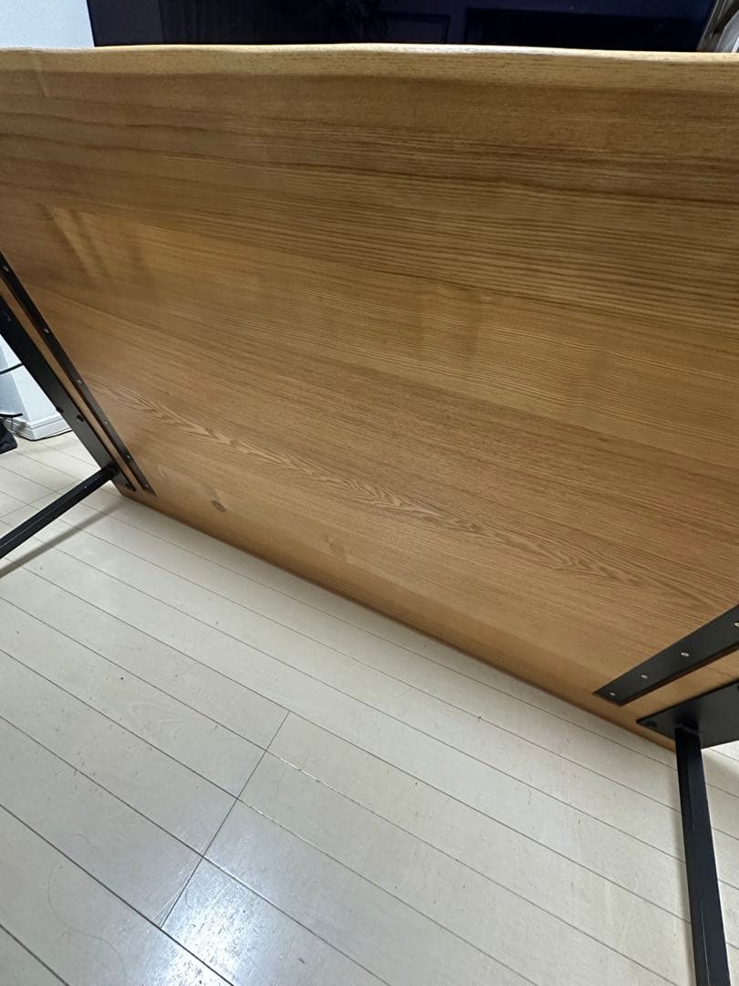 7/25まで 最終価格 ダイニングテーブル　無垢　タモ　リビングダイニング