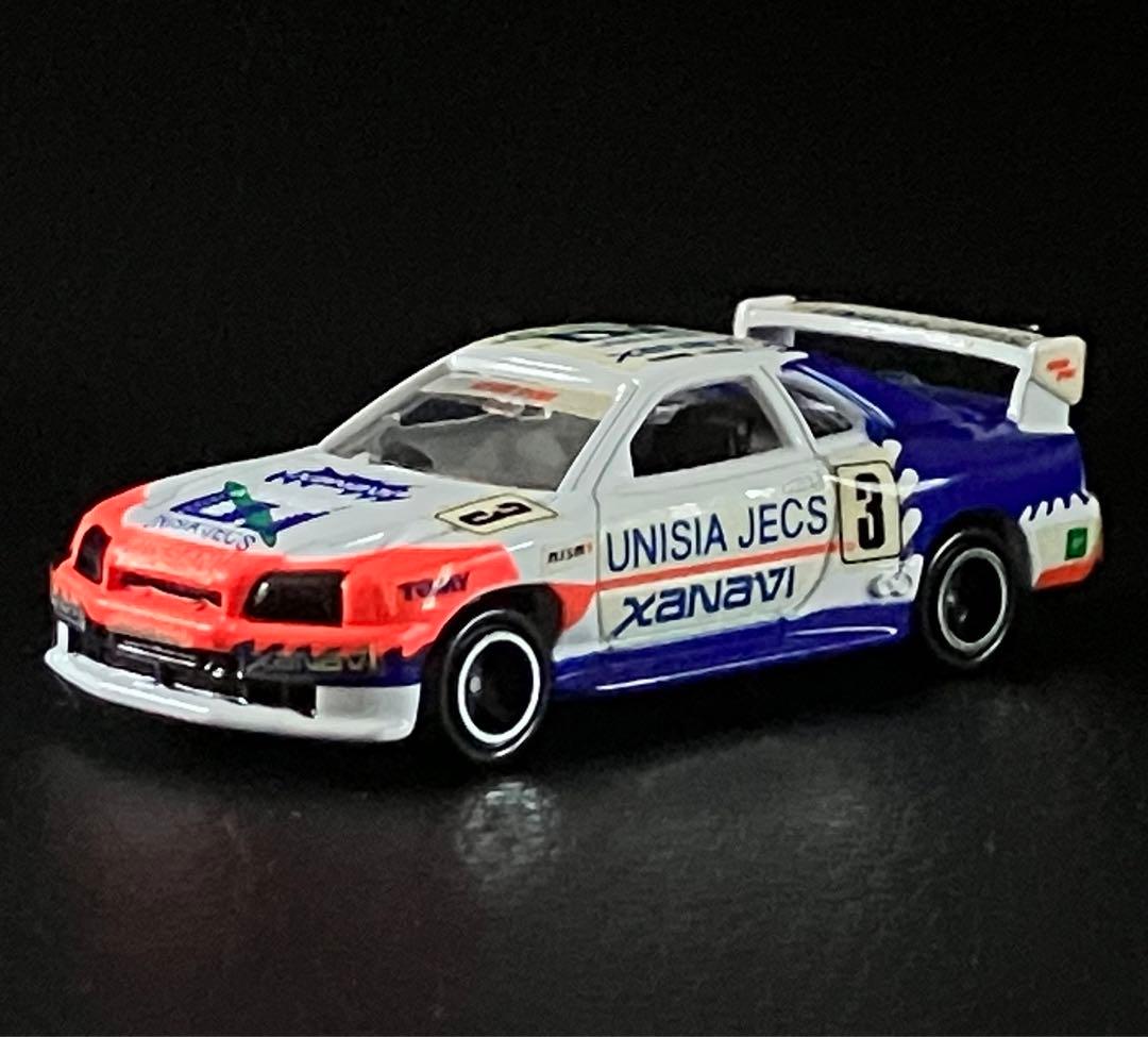 トミカ スカイラインレーシング GTR R34 ユニシア ジェックス No40