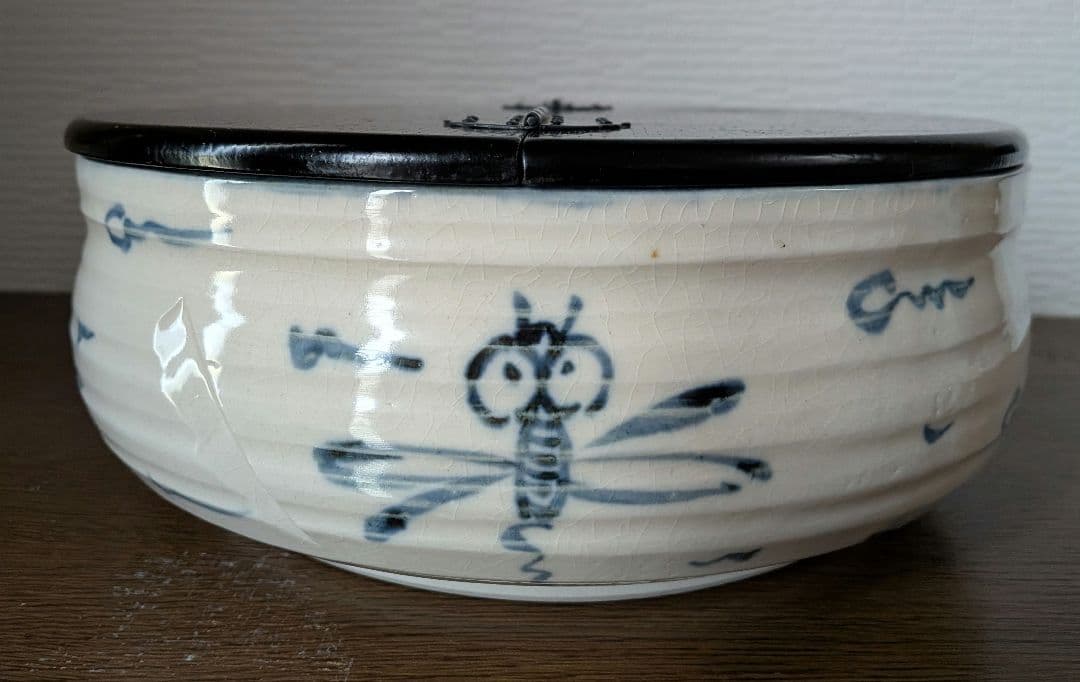 平水指 茶道具 安南蜻蛉 割蓋 加藤五陶作 掻合塗割蓋 - メルカリ