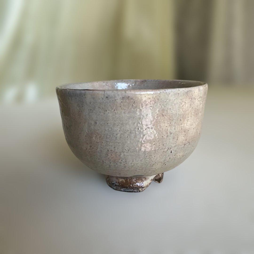 ☆ 萩焼 茶盌 15代坂倉新兵衛 ☆ 銘：羽衣 ☆ 表千家14代而妙斎箱書 萩