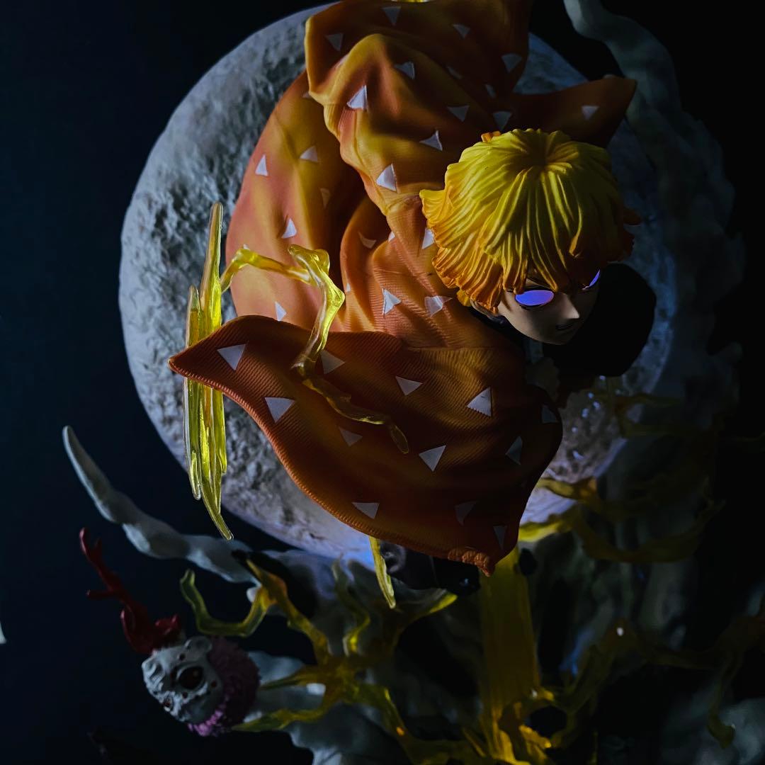 鬼滅の刃【我妻善逸 雷の呼吸 壱ノ型・霹靂一閃 六連】ジオラマ