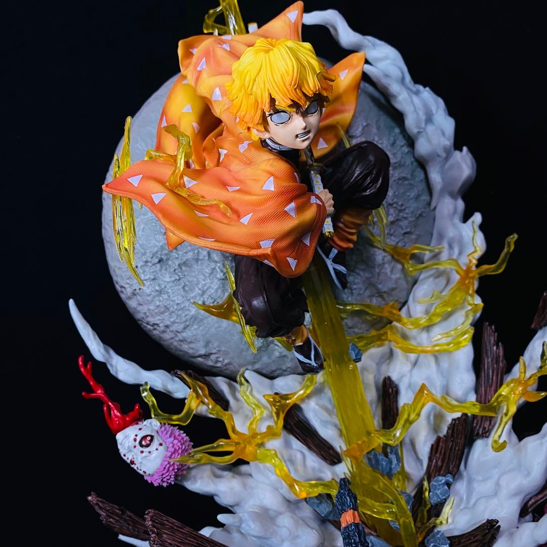 鬼滅の刃【我妻善逸 雷の呼吸 壱ノ型・霹靂一閃 六連】ジオラマ