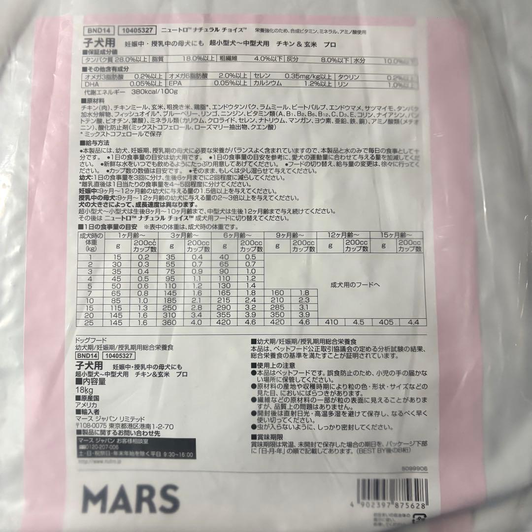 メルカリ便無料♡④ナチュラルチョイス 子犬用 超小型〜中型犬 チキン
