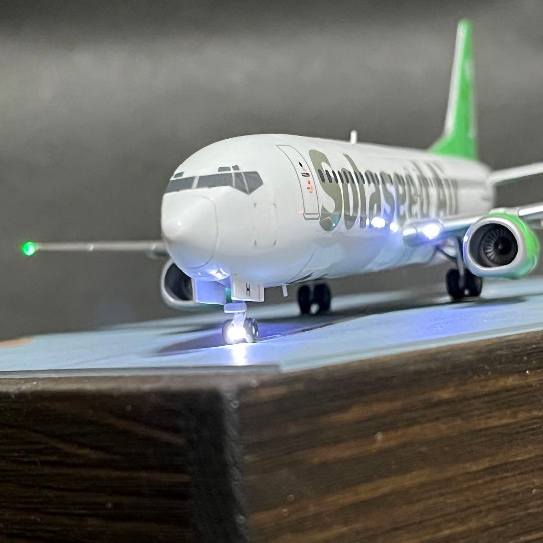 ソラシドエア 電飾 Boring 737-400 1/200 - メルカリ