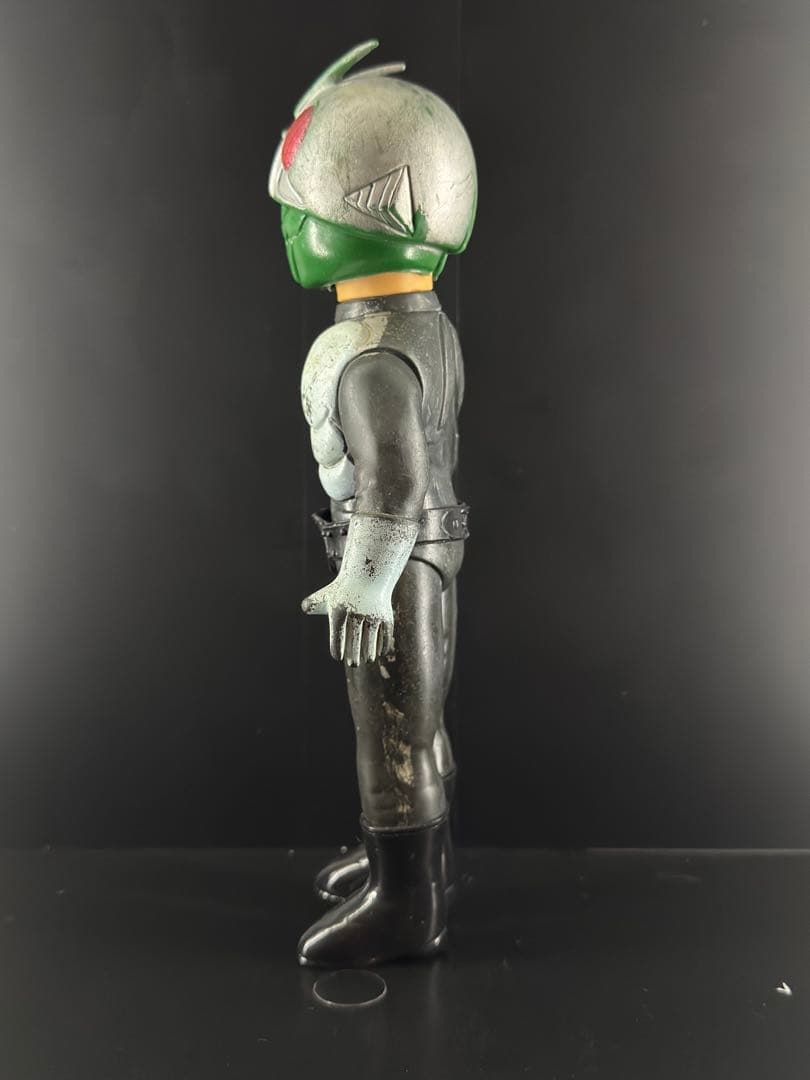 仮面ライダー 旧バンダイ ジャンク ソフビ 面取れ