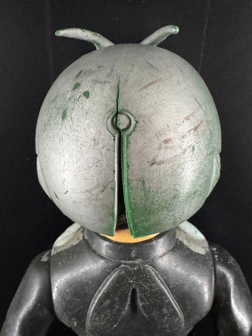 仮面ライダー 旧バンダイ ジャンク ソフビ 面取れ