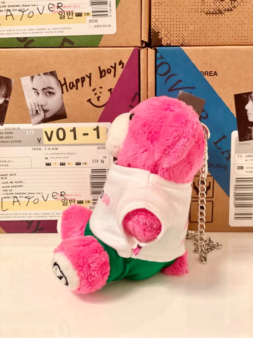 BTS テテ　FRI(END)S Bear Keyring ぬいぐるみ服
