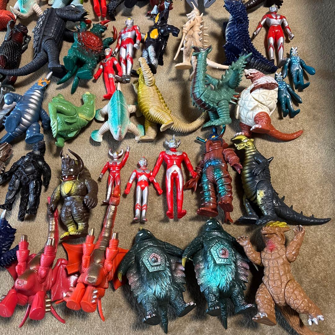 ウルトラマンソフビ 78体セット ウルトラマン、怪獣、ガメラなど