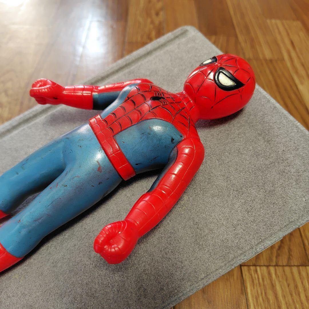 レア品・当時物】スパイダーマン ソフビ 1978年 東映 - メルカリ