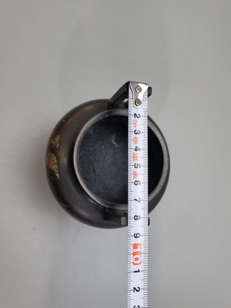 古銅 鳳紋 金銀象嵌 香炉 DT509