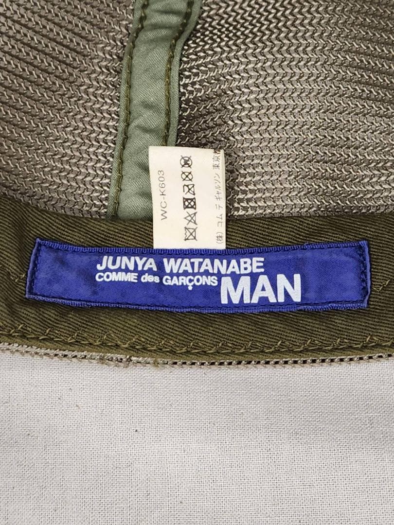 JUNYA WATANABE MAN 19ss メッシュ キャップ カーキ レア - メルカリ