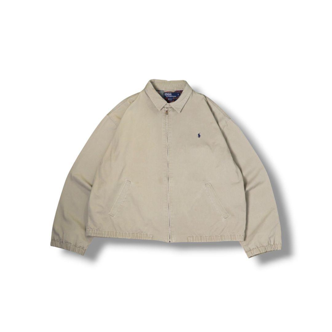 90s ポロラルフローレン スイングトップ ベージュ XL 404 - メルカリ